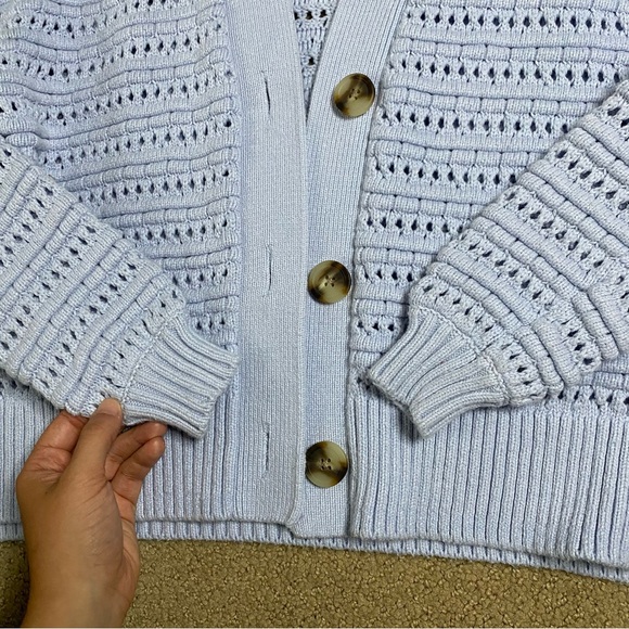 Madewell Tanfield Open-Stitch Cardigan Sweater - Picture 6 of 12